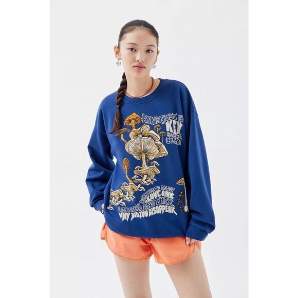 New Urban Outfitters Project Social T Mushroom Sweatshirt - Picture 1 of 6